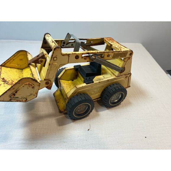 Vintage Tonks & Nylint Work Trucks Garbage,Steel Skid,Front-End Loader,Bulldozer - Picture 4 of 16